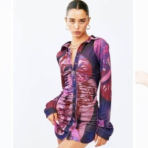 With Jean Andy Dress in Flamboyant Anthurium